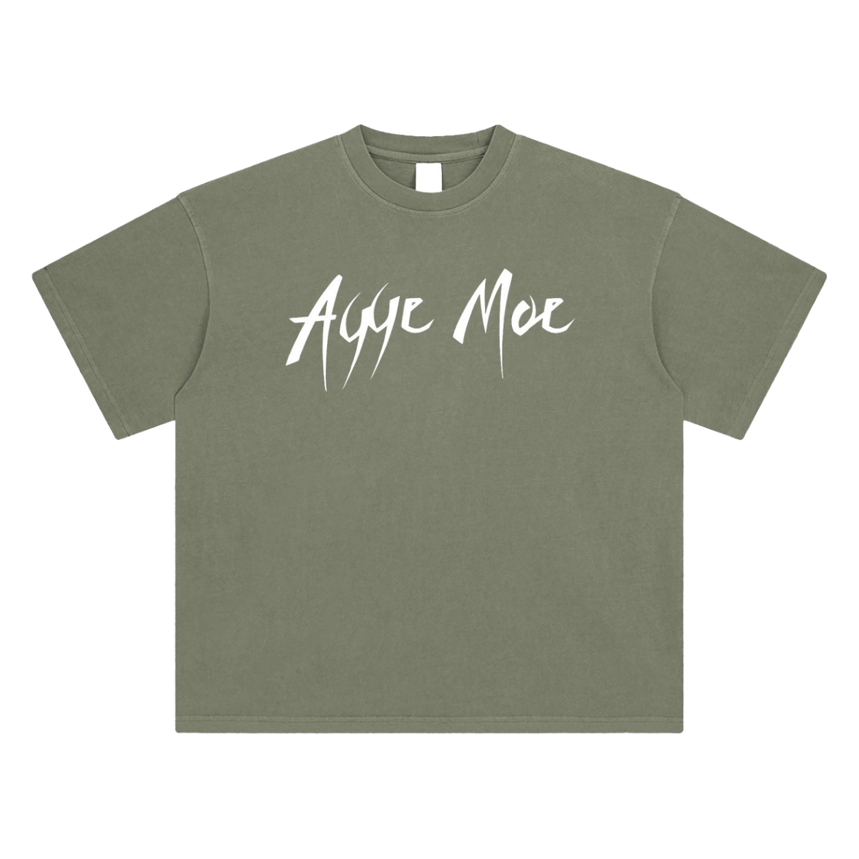 Signature Flax Smoke Oversized Tee